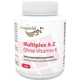 Vita World MULTIPLEX A-Z ohne Vitamin K Kapseln 120 Stück – Bild 1 von 1