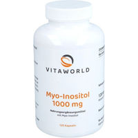 Produktbild von Vita World Myo-Inositol 1000 mg Kapseln für Frauen 120 Stück