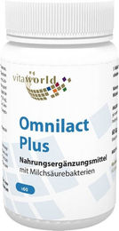 Vita World Omnilact Plus Kapseln vegan laktosefrei glutenfrei ohne Zusatzstoffe 60 Stück – Bild 1 von 1