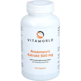 Vita World Rhodiola Rosea Rosenwurz Extrakt 60 mg Kapseln 120 Stück – Bild 1 von 1