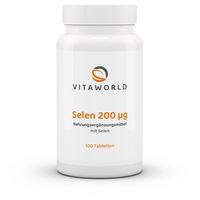 Produktbild von Vita World Selen 200 µg Tabletten vegan 100 Stück