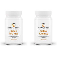 Produktbild von Vita-World Selen Natriumselenit 100 mcg Kapseln vegetarisch