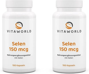 Vita-world Selen Natriumselenit 150 mcg Kapseln vegetarisch 100 Stück – Bild 1 von 1