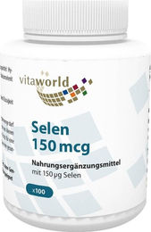 Vita World Selen Natriumselenit 150 mcg vegetarische Kapseln 100 Stück – Bild 1 von 1