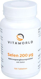 Vita World Selen Natriumselenit 200 µg Tabletten 100 Stück – Bild 1 von 1