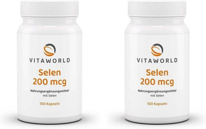Vita-World Selen Natriumselenit 200 mcg Kapseln vegan – Bild 1 von 1