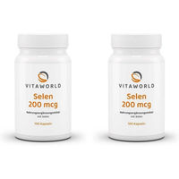 Produktbild von Vita-World Selen Natriumselenit 200 mcg Kapseln vegan