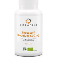 Produktbild von Vita World Shatavari 500 mg Vegan Kapseln 180 Stück