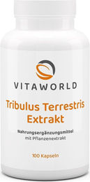 Vita World Tribulus Terrestris Extrakt 500 mg, 100 Kapseln, vegan und laktosefrei – Bild 1 von 1