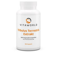Produktbild von Vita World Tribulus Terrestris Extrakt 500 mg Kapseln vegan 100 Stück