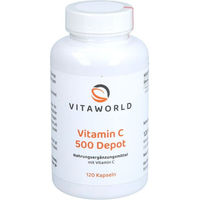 Produktbild von Vita World Vitamin C 500 Depot Kapseln 120 Stück