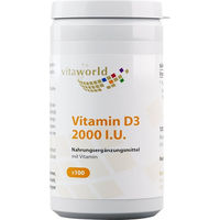 Produktbild von Vita World Vitamin D3 2000 IU Kapseln 100 Stück