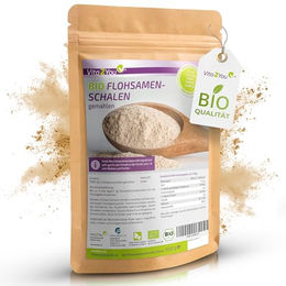 Vita2You Bio Flohsamenschalen gemahlen Pulver ohne Zusatzstoffe 1000g – Bild 1 von 5