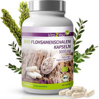 Produktbild von Vita2You Bio Flohsamenschalen Kapseln vegan und ohne Zusatzstoffe 180 Stück