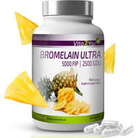 Produktbild von Vita2You Bromelain 5000 FIP Kapseln vegan und vegetarisch 180 Stück