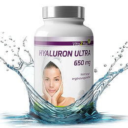 Vita2You Hyaluronsäure Ultra Kapseln 650mg 90 Stück vegan ohne Zusatzstoffe – Bild 1 von 6