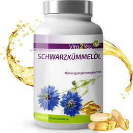 Vita2You Schwarzkümmelöl Kapseln 500 mg 360 Stück – Bild 1 von 3