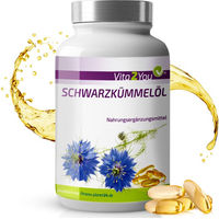Produktbild von Vita2You Schwarzkümmelöl Kapseln 500 mg 360 Stück