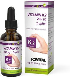 Vita2You Vitamin K2 MK-7 Tropfen 200 µg – Bild 1 von 1