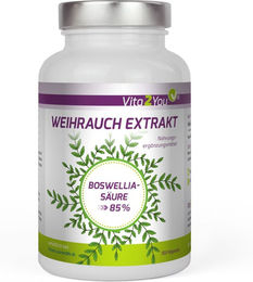 Vita2You Weihrauch Extrakt Boswellia Kapseln vegetarisch 180 Stück – Bild 1 von 1
