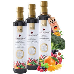 Vitabalance Mikronährstoffkonzentrat mit 128 Zutaten aus fermentiertem Obst und Gemüse 3x500 ml vegan laktosefrei glutenfrei – Bild 1 von 8