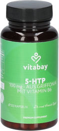 Vitabay 5-HTP Kapseln vegan ohne Zusatzstoffe 120 Stück – Bild 1 von 3