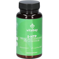Produktbild von Vitabay 5-HTP Kapseln vegan ohne Zusatzstoffe 120 Stück