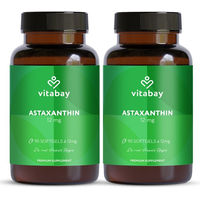 Produktbild von Vitabay Astaxanthin 12 mg Kapseln vegan glutenfrei laktosefrei 180 Stück
