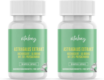 Vitabay Astragalus Extrakt Kapseln vegan 180 Stück – Bild 1 von 1