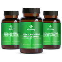 Produktbild von Vitabay Beta Carotin Vitamin A Kapseln 25000 I.E 180 Kapseln