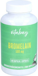 Vitabay Bromelain 500 mg Kapseln vegan vegetarisch – Bild 1 von 3