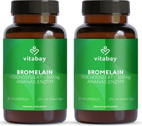 Vitabay Bromelain Kapseln vegan vegetarisch – Bild 1 von 3