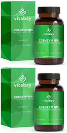 vitabay Coenzym Q10 Komplex Ubiquinon 200 mg Kapseln 120 Stück vegan glutenfrei laktosefrei – Bild 1 von 4