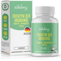 Produktbild von Vitabay Coenzym Q10 Ubiquinol 200 mg Vegan Kapseln