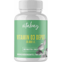Produktbild von Vitabay CV Vitamin D3 Depot 20000 I.E. Cholecalciferol Tabletten vegan