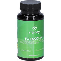 Produktbild von Vitabay Forskolin 400 mg Coleus Forskohlii Extrakt vegan Kapseln