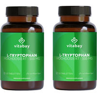 Produktbild von Vitabay L-Tryptophan 500 mg Kapseln vegan und vegetarisch 240 Stück