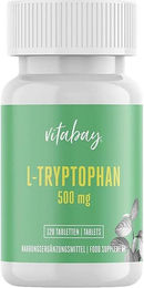 Vitabay L-Tryptophan 500 mg Tabletten vegan 120 Stück – Bild 1 von 2