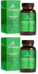 vitabay Magnesium Malat Tabletten 1000 mg vegan glutenfrei laktosefrei 180 Stück – Bild 1 von 3