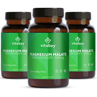 Produktbild von Vitabay Magnesium Malat Tabletten vegan glutenfrei laktosefrei ohne Zusatzstoffe