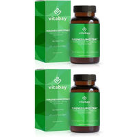 Produktbild von Vitabay Magnesiumcitrat 400 mg Tabletten vegan 180 Stück