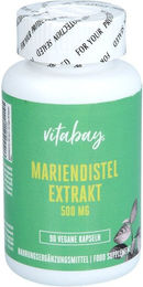 Vitabay Mariendistel Extrakt 500 mg 90 vegane Kapseln ohne Zusatzstoffe – Bild 1 von 7
