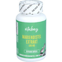 Produktbild von Vitabay Mariendistel Extrakt 500 mg 90 vegane Kapseln ohne Zusatzstoffe