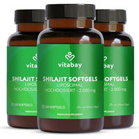 Produktbild von Vitabay Mumijo Shilajit Kapseln – 360 vegane Softgels – ohne Zusatzstoffe