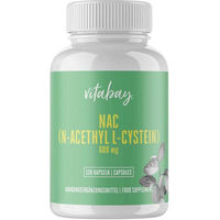 Produktbild von Vitabay NAC N-Acetyl L-Cystein 600 mg vegane Kapseln 120 Stück