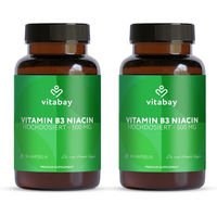 Produktbild von Vitabay Niacin Vitamin B3 500 mg Kapseln vegan ohne Zusatzstoffe 180 Stück
