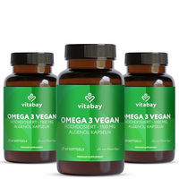 Produktbild von Vitabay Omega 3 Vegan 180 Kapseln mit 900 mg Algenöl