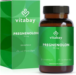 Vitabay Pregnenolon 50 mg Kapseln vegan glutenfrei laktosefrei – Bild 1 von 1