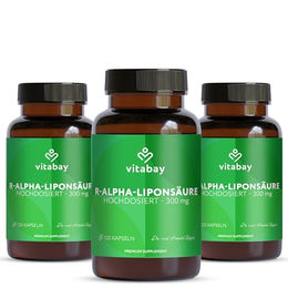 Vitabay R-Alpha-Liponsäure 300 mg vegane Kapseln – Bild 1 von 9