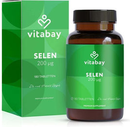 Vitabay Selen Natriumselenit 200 µg Tabletten 180 Stück – Bild 1 von 3